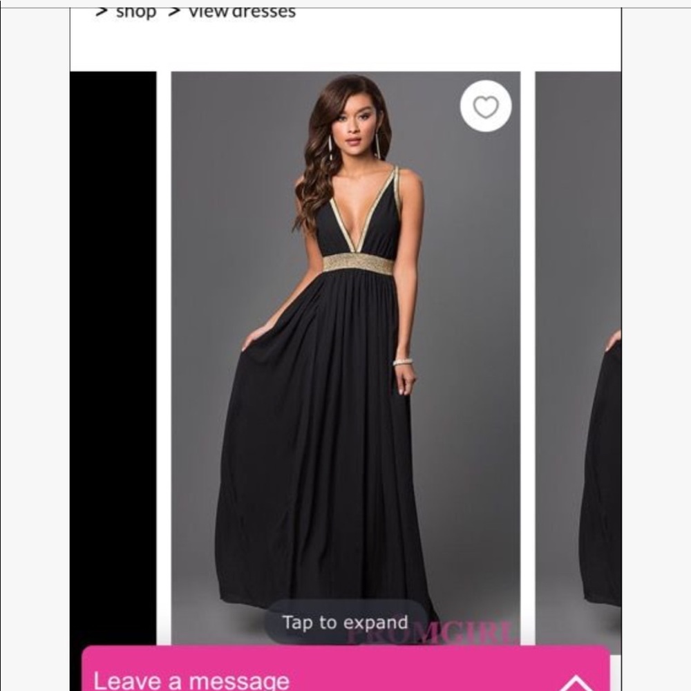 Black and Gold dress